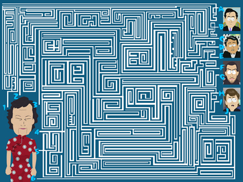 South Park Labyrinth Rätsel